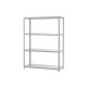 ESTANTERÍA METÁLICA 4 ESTANTES 150X75X30 BLANCA
