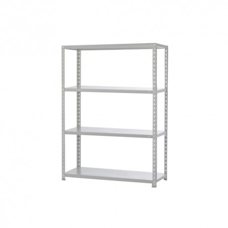 ESTANTERÍA METÁLICA 4 ESTANTES 150X75X30 BLANCA