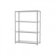 ESTANTERÍA METÁLICA 4 ESTANTES 150X75X30 BLANCA