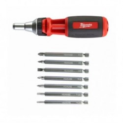 DESTORNILLADOR CARRACA MULTIPUNTAS 9 EN1 MILWAUKEE