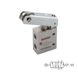 VÁLVULA DE RODILLO LARGO 16MM 3/2 VÍAS DE ACCIONAMIENTO MECÁNICO ROSCA DE 1/8 REF. 3VZ0 3 NC AIGNEP