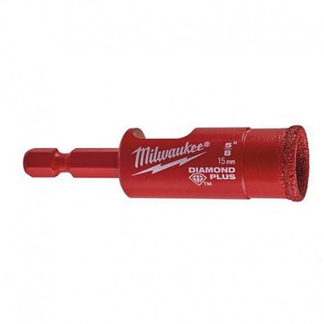 BROCAS SECO O HÚMEDO 15 MM MILWAUKEE