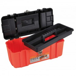 CAJA DE HERRAMIENTAS EN PLÁSTICO RÍGIDO CON BANDEJA ALYCO