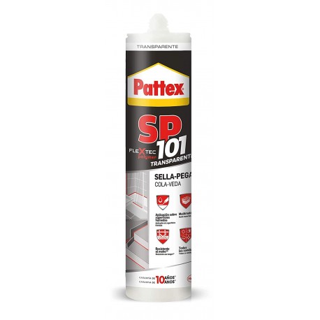 CARTUCHO PATTEX SP101 SELLA+PEGA TRANSPARENTE 280 ML - HENKEL 1767969