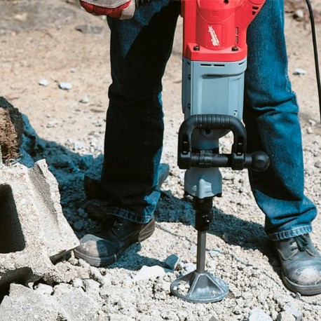 MARTILLO DEMOLEDOR SDS-MAX Y AMOLADORA ANGULAR MILWAUKEE 800W