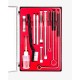 KIT COMPLETO DE IMPIEZA PARA PISTOLAS Y HERRAMIENTAS AEROGRÁFICAS SAGOLA