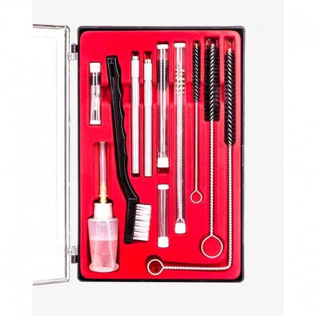 KIT COMPLETO DE IMPIEZA PARA PISTOLAS Y HERRAMIENTAS AEROGRÁFICAS SAGOLA