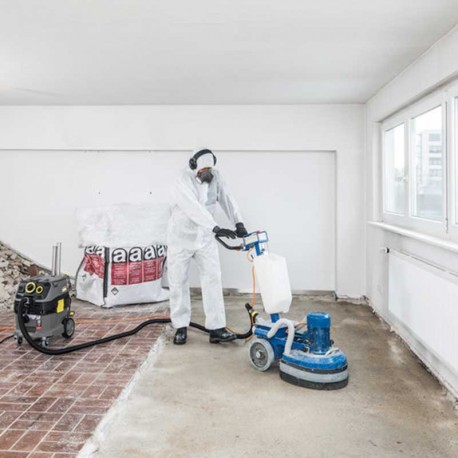 aspirado de exteriores con polvo