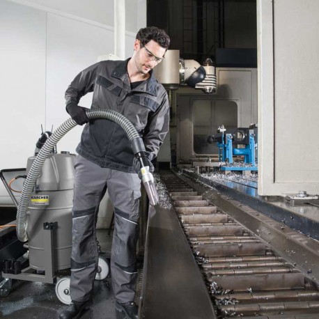 aspirado de virutas y polvo aspirador karcher