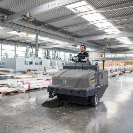 barredora industrial Karcher naves y fábricas