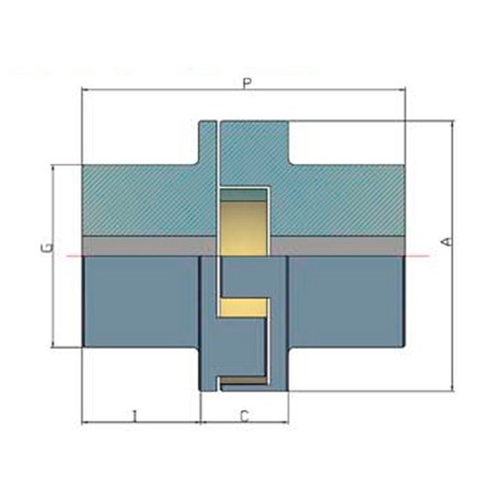 ACOPLAMIENTO ELÁSTICO DE ACERO PARA EJE SRL-200/35 ACOPLAMIENTOS ALBERT