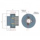 ACOPLAMIENTO ELÁSTICO PARA TAPER LOCK TC-200 DE ACERO ACOPLAMIENTOS ALBERT