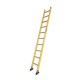 ESCALERA DE FIBRA DE UN TRAMO SIMPLE PROFESIONAL 6 PELDAÑOS SERIE TRF1 6x1 SCAL