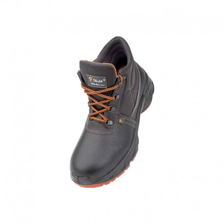 BOTA DE SEGURIDAD DE CUERO TALLA 43 CONFORT 162/S3 BLACK