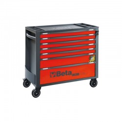 CARRO PORTA HERRAMIENTAS MÓVIL 7 CAJONES SISTEMA ANTIVUELCO BETA RSC24AXL/7-O ROJO