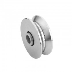 POLEA CANAL 90X20 MM PERFIL V RUEDA PARA PUERTA CORREDERA CARGA MÁXIMA 655 KG ESTEBRO