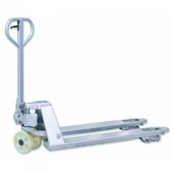 TRANSPALETA MANUAL EN ACERO GALVANIZADO PARA 2500 KGS