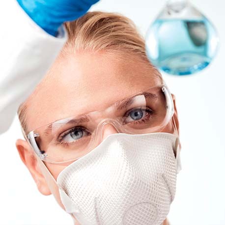 Gafa protección Moldex para uso con mascarillas K1 Adapt