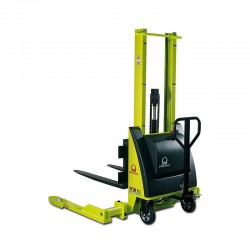 APILADOR PRAMAC ELECTROMANUAL 1000 KGS 1510 MM ELEVACIÓN TRACCION MANUAL HORQUILLA 1000 SERIE TX MODELO 10/16 STRADDLE