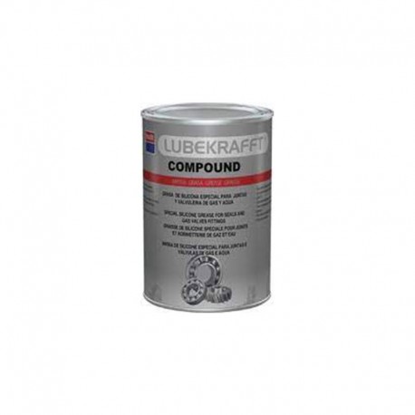 GRASA DE SILICONA ESPECIAL PARA JUNTAS Y VÁLVULAS DE GAS Y AGUA 1KG COMPOUND KRAFFT