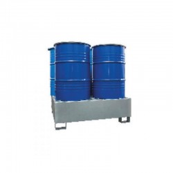 CUBETO DE RETENCIÓN CON REJILLA 4 BARRILES 210 L GAYNER