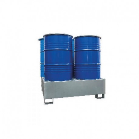 CUBETO DE RETENCIÓN CON REJILLA 4 BARRILES 210 L GAYNER