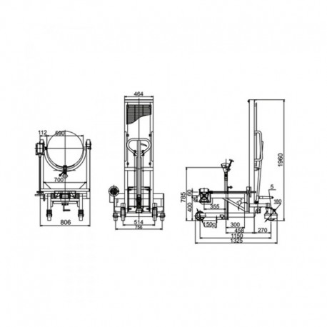 plano apiador manual para barriles