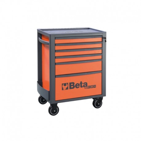 CARRO DE HERRAMIENTAS MÓVIL DE 6 CAJONES RSC24/6-FO NARANJA BETA
