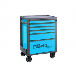 CARRO PARA HERRAMIENTAS MÓVIL DE 6 CAJONES RSC24/6-B AZUL BETA