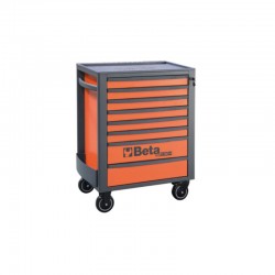 CARRO PARA HERRAMIENTAS MÓVIL DE 8 CAJONES RSC24/8-FO NARANJA BETA