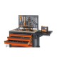 Cajonera portátil RSC24/8 G cajoenra abierta