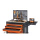 Cajonera portátil RSC24A/6 R modelo abierto