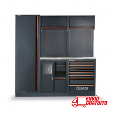 MUEBLE DE TALLER CON BANCADA ACERO INOXIDABLE BETA C45PRO CX