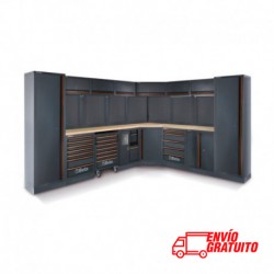 MUEBLE DE TALLER RINCONERA CON BANCADA DE MADERA BETA C45PRO DW