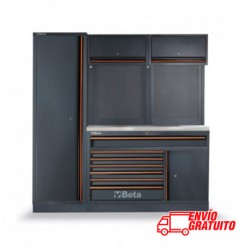 MUEBLE DE TALLER CON BANCADA DE ACERO INOXIDABLE BETA C45PRO EX