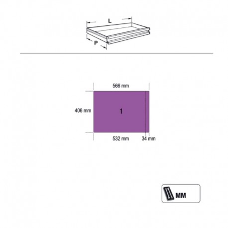 Mueble Beta C45PRO EW-COMBINACIÓN medidas mueble