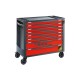 CARRO PARA HERRAMIENTAS MÓVIL 8 CAJONES SISTEMA ANTIVUELCO BETA RSC24AXL/7-O ROJO