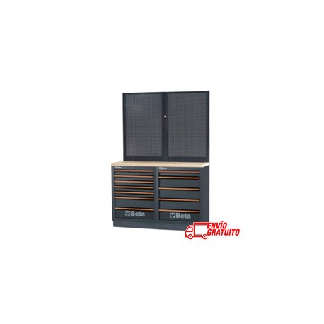 MOBILIARIO DE TALLER CON BANCADA DE MADERA BETA C45PRO BPW-1,3