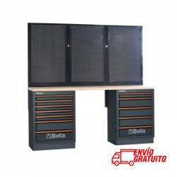 MUEBLE DE TALLER CON ENCIMERA DE MADERA BETA C45PRO BPW-2,0