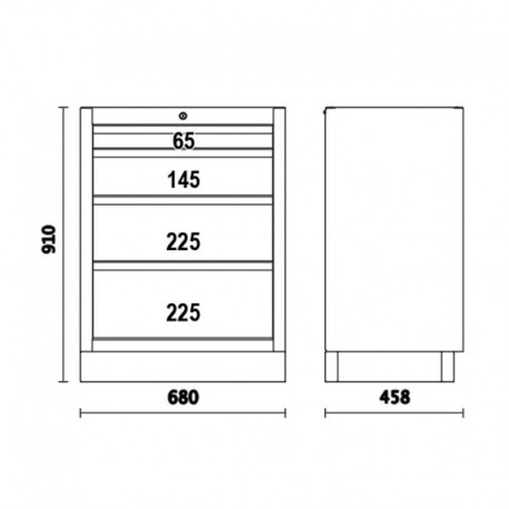 Altura muebles C45PRO