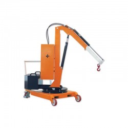 GRÚA HIDRÁULICA MÓVIL ROTATIVA ELÉCTRICA 360º GAYNER