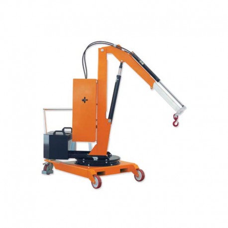 GRÚA HIDRÁULICA MÓVIL ROTATIVA ELÉCTRICA 360º GAYNER