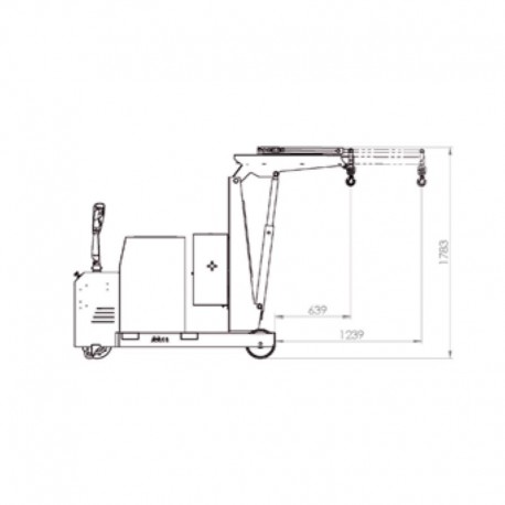 GRÚA HIDRÁULICA MÓVIL CONTRAPESADA PARA CARGAS GAYNER
