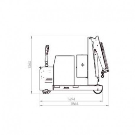 GRÚA HIDRÁULICA MÓVIL CONTRAPESADA PARA CARGAS GAYNER