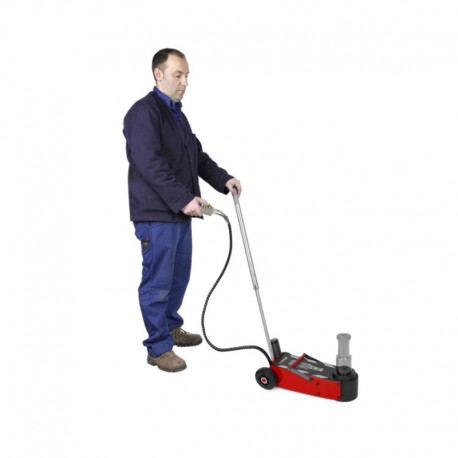 Gato oleoneumático de carretilla para su uso