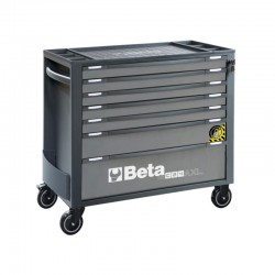 CAJONERA MÓVIL 7 CAJONES CON SISTEMA ANTIVUELCO INCLUYE 213 HERRAMIENTAS COLOR GRIS ANTRACITA BETA