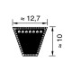 Medidas Correa Trapezoidal SPA-1307