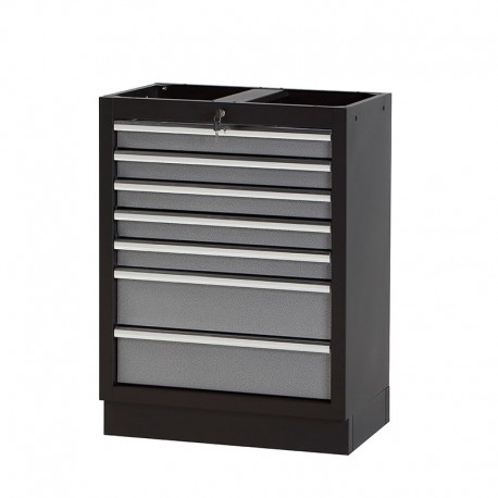 CAJONERA FIJA PARA TALLER DE TRABAJO 458X910X680MM 7 CAJONES ALYCO