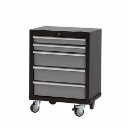 CAJONERA DE HERRAMIENTAS 458X961X646MM 5 CAJONES CON RUEDAS Y CERRADURA ALYCO