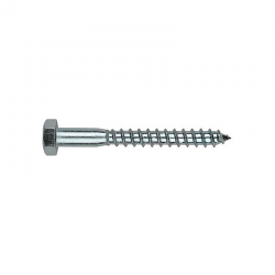 TORNILLO CON ROSCA 6 x 60 MM CABEZA HEXAGONAL ZINCADO PACK 50 UD.